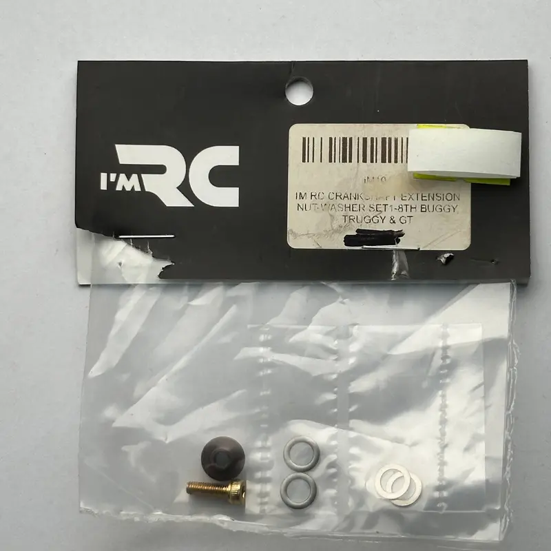 I’M Rc Im104 Crankshaft Extention Nut Washer Set 1/8 Nitro Part [Scratch & Dent] 1
