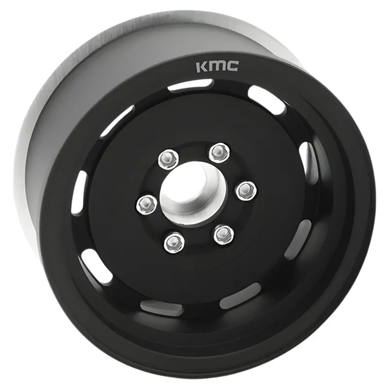 Incision Kmc 1.9 Roswell Black Anodized Rc Crawler Beadlock Wheels Km720 1