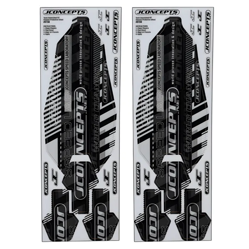 Jconcepts Rc10b7 Precut Chassis Protective Sheet 2Pc 5158 1
