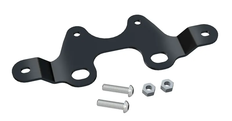 Jeep Jk/Jku Alpha License Plate And 3Rd Brake Light Mount Kit W/Out Lug Nuts 07-18 Wrangler Jk/Jku 1