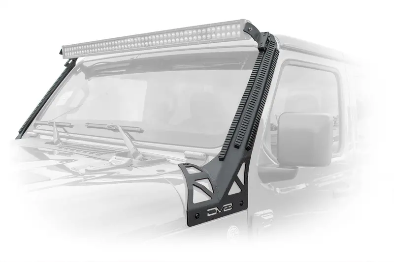 Jeep Jl/ Gladiator Picatinny Rail A Pillar Light Mount For 18-Pres Wrangler Jl 20-Pres Gladiator 1
