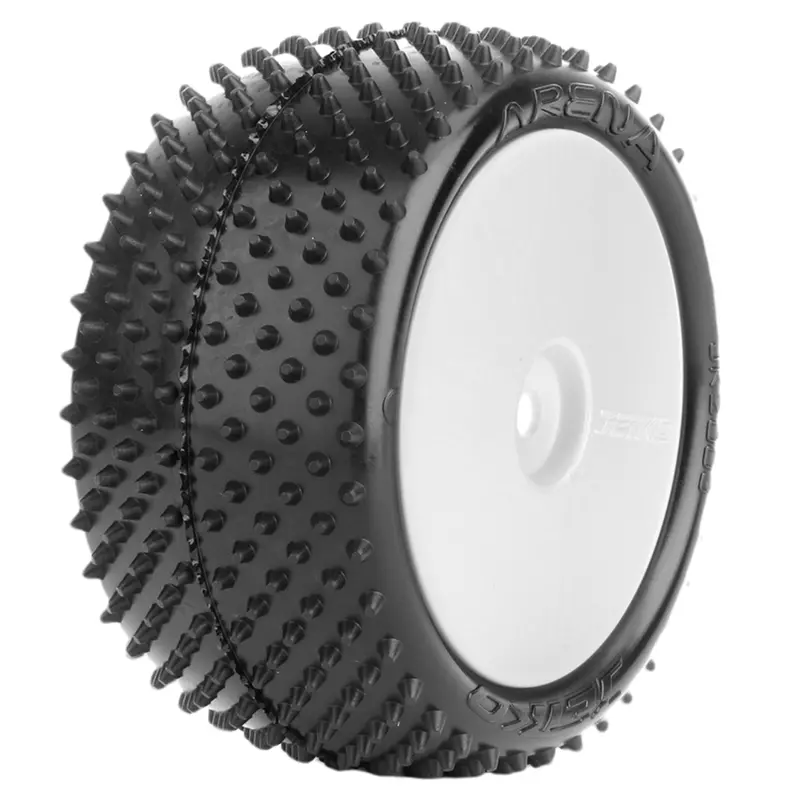 Jetko Arena 1/10 2Wd & 4Wd Rear Buggy Pre-Glued Tyres (Super Soft) 2Pcs Jko2003dwcssg 1