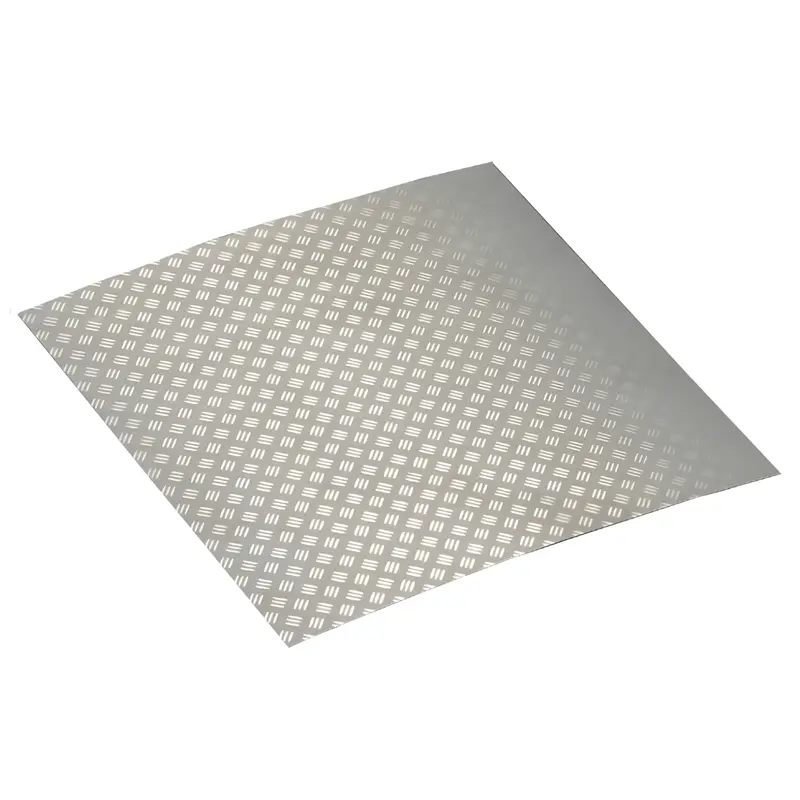 Killerbody Stainless Steel Modified Chequer Plate Silver 10X10cm 48271 1