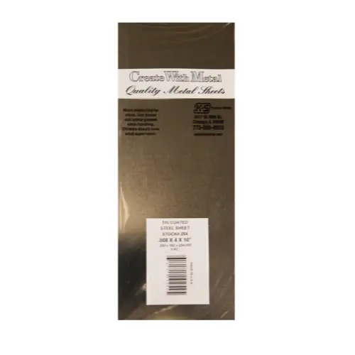 K&S Metals 254 .008 Tin Sheet Metal 1