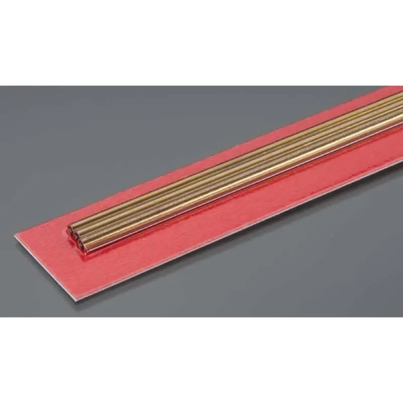 K&S Metals 9834 Round Brass Tube 3Mm Od X 0.225Mm Wall X 300Mm Long 3Pc 1