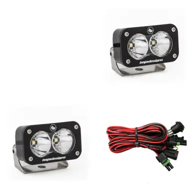 Led Light Pods Spot Pattern Pair S2 Pro Series Baja Designs 1