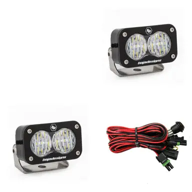 Led Light Pods Wide Cornering Pattern Pair S2 Pro Series Baja Designs 1