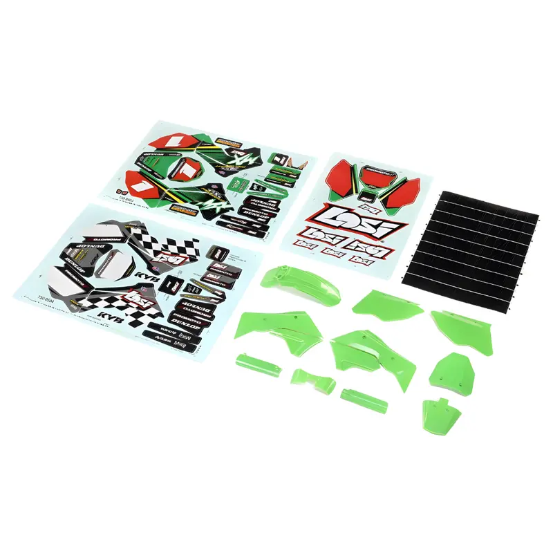 Losi Green Plastics With Wraps For Promoto-Mx Los260002 1