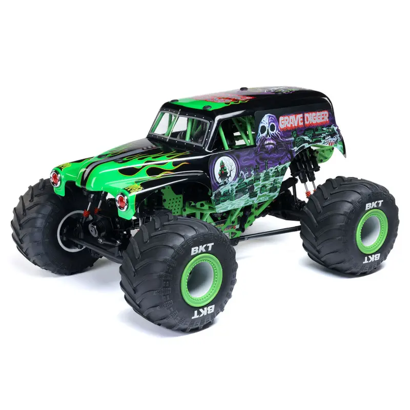 Losi Lmt 2.0 Grave Digger Solid Axle 4X4 Monster Truck Rtr (Green) Los04028t1 1