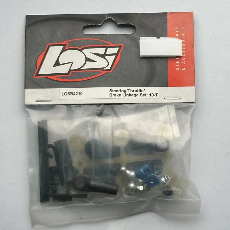 Losi Losb4210 Steering Throttle Brake Linkage Set 10-T Nitro Part [Scratch & Dent] 1