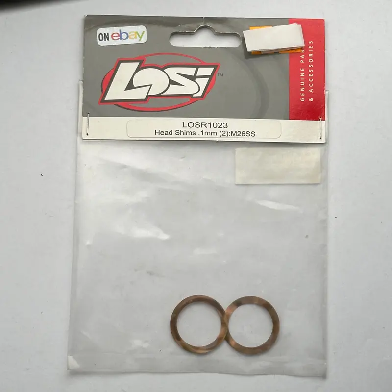 Losi Losr1023 Head Shim .1Mm 2Pcs M26ss Nitro Part [Scratch & Dent] 1