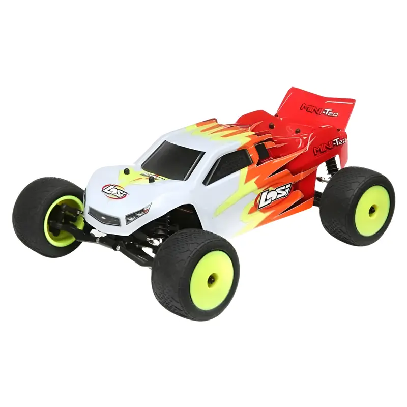 Losi Mini T 2.0 1/18 2Wd Rc Stadium Truck Rtr Red, Los01015t1 1