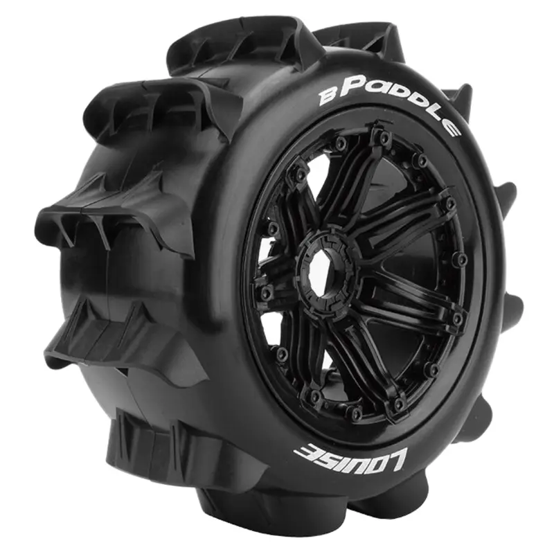 Louise B Paddle Baja 1/5 Buggy Rear Wheels & Tyres 2Pcs L-T3280b 1