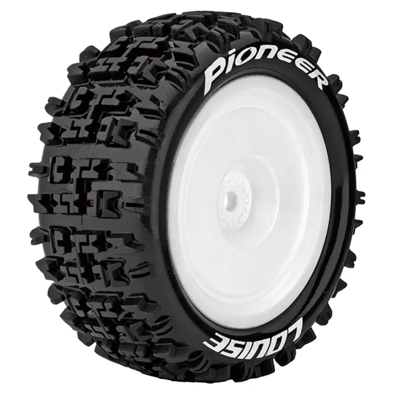 Louise B Pioneer 1/10 Buggy Rear Wheels & Tyres 12Mm L-T3278swkr 1
