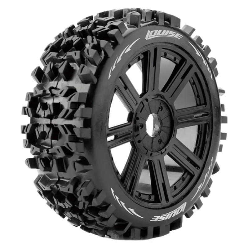 Louise B Pioneer 1/8 Buggy Wheels & Tyres Sport Compound 17Mm Lt3131b 1