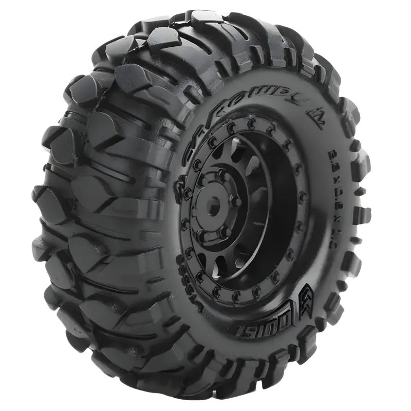 Louise Cr Rowdy 1.0" Rc Crawler Wheels & Tyres For 1/18Th & 1/24Th Scale L-T3368vb 1