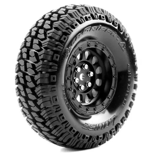 Louise Lt3344vbc Cr-Griffin Super Soft Crawler Tyre 1.9In Class Tyre 12Mm Hex Chrome Black 1