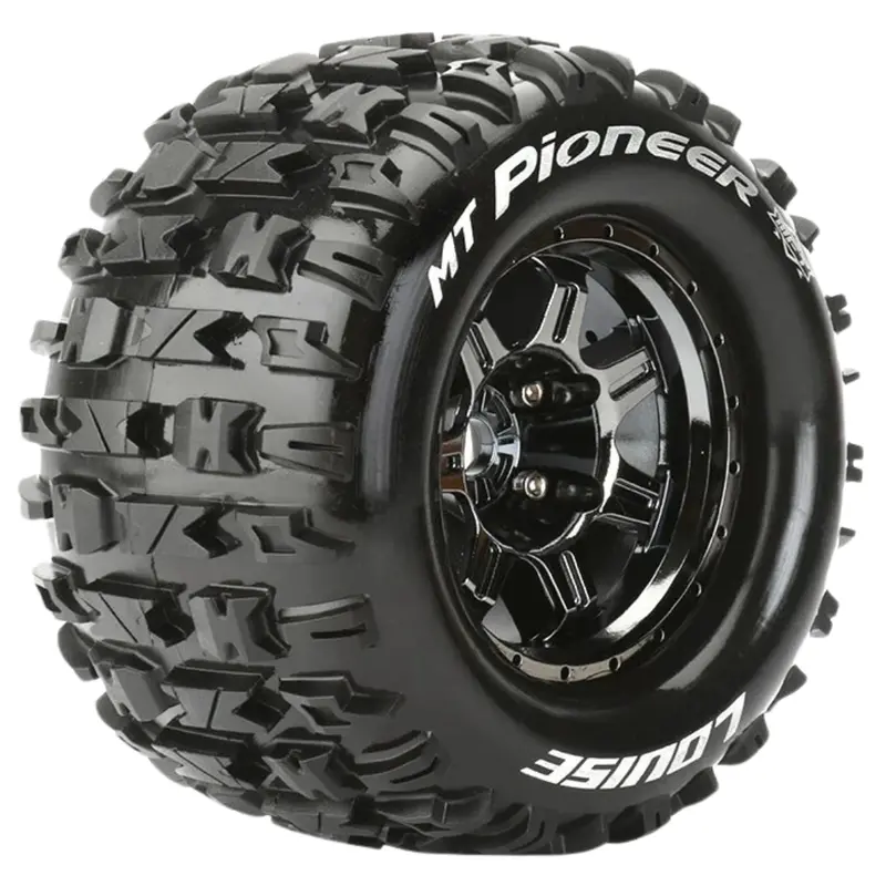 Louise Mft 1/8 Mt-Pioneer Monster Truck Tire 1/2 Offset Black Hex 17Mm L-T3321bh 1