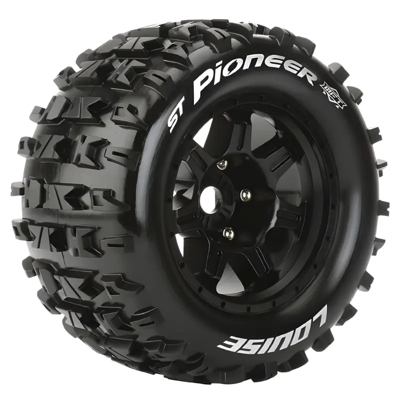 Louise Mft 1/8 St Pioneer Stadium Truck Wheels & Tyres 1/2 Offset 17Mm Lt3325bh 1