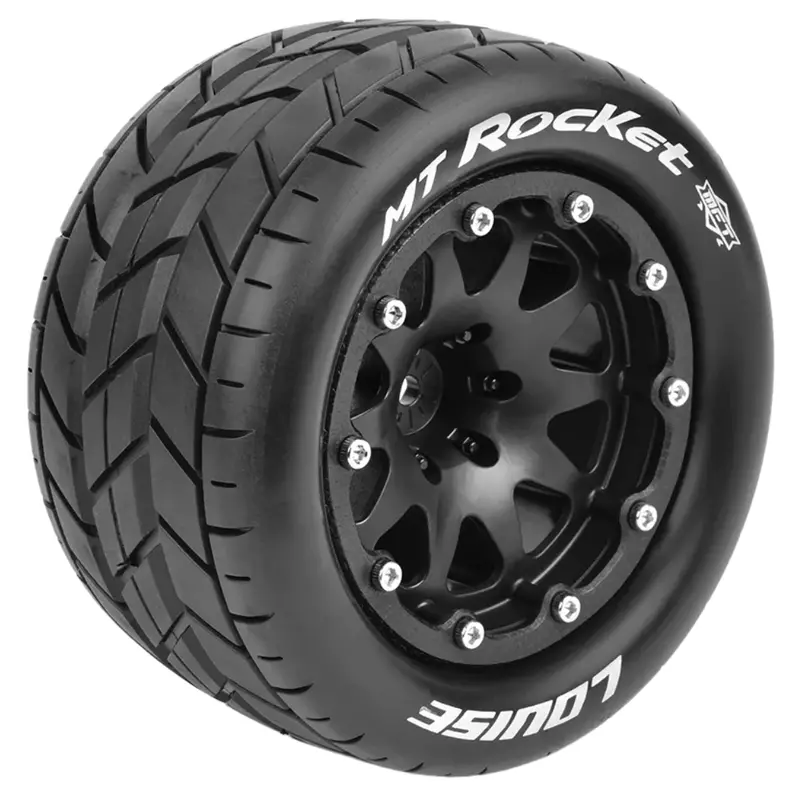 Louise Mt-Rocket Monster Truck Mft Tyres Bead-Lock Wheels 1/2 Offset Lt3307sbh 1