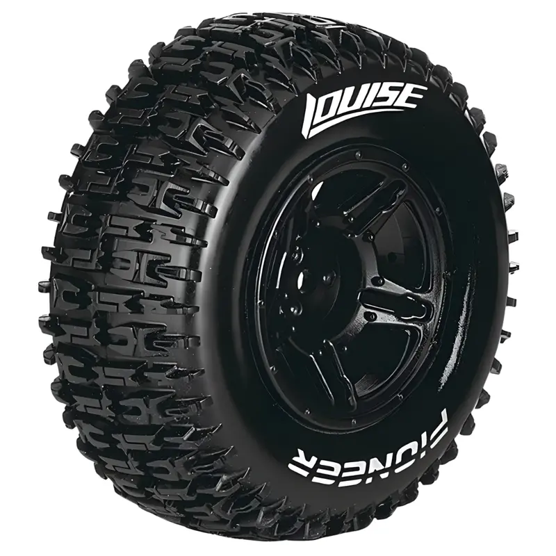 Louise Rc Sc Pioneer 1/10 Sc Tyres Soft Black Lt3148sb 1
