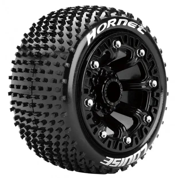 Louise Rc St-Hornet 1/10 1/16 Buggy Tire Set Soft Black 12Mm Hex Rear L-T3172sb 1