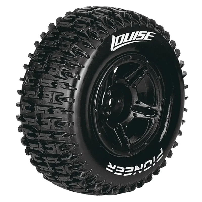 Louise Sc Pioneer 1/10 Rear Tyres Mounted 12Mm Hex 2Pc L-T3148sbtr 1