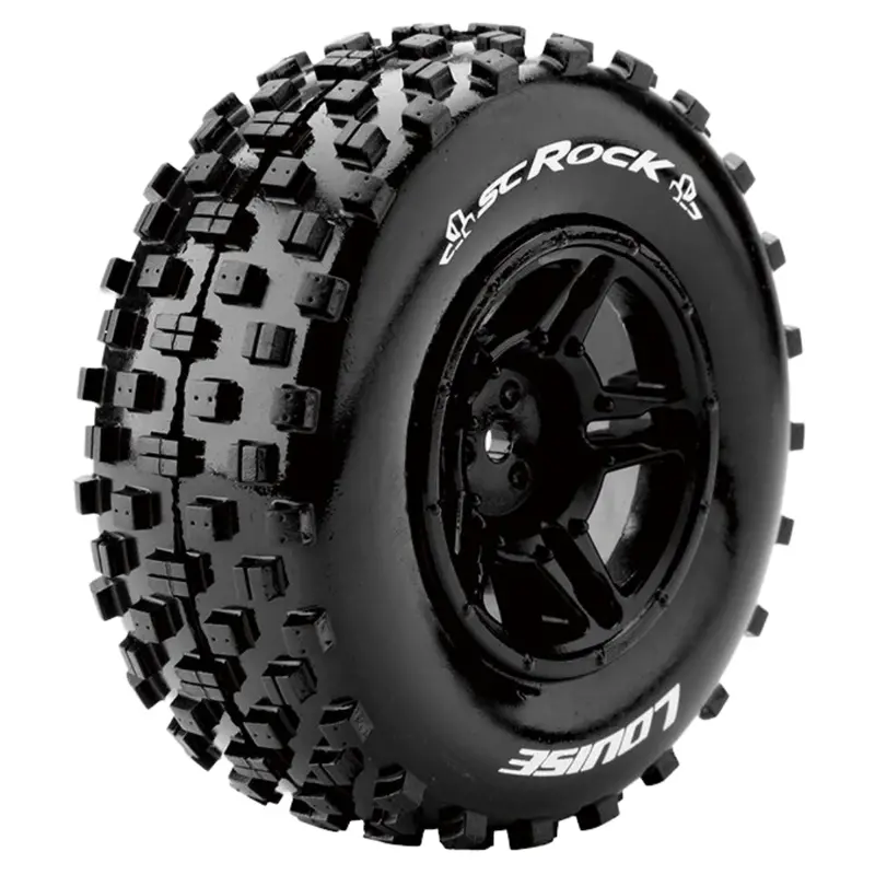 Louise Sc Rock 1/10 Wheels & Tyres Short Course Rear 12Mm Hex (2) Front L-T3229sbtf 1