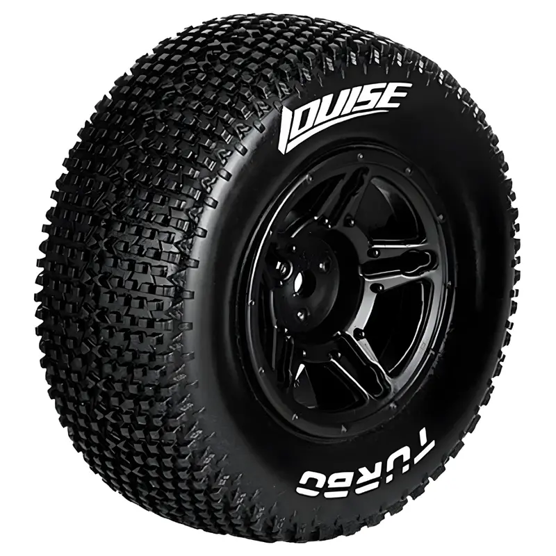 Louise Sc Turbo 1/10 Wheels & Tyres Short Course Front (2) L-T3147sbaf 1