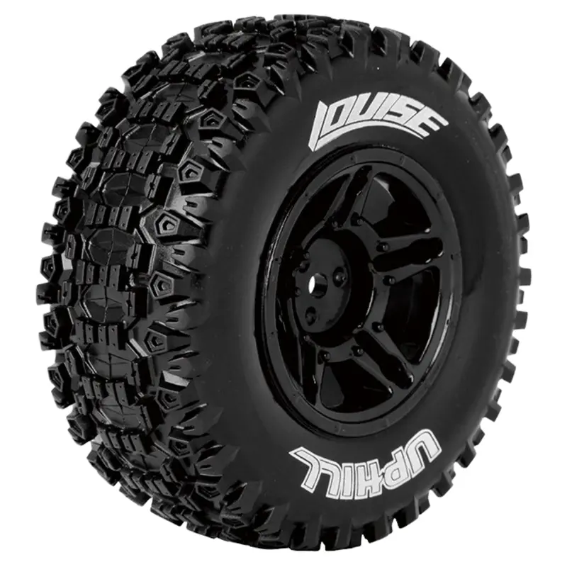 Louise Sc Uphill 1/10 Short Course Front Wheels & Tyres W/Insert Soft L-T3223sbtf 1