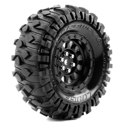 Louise World Cr-Rowdy Super Soft Crawler Tyre 1.9In Black Chrome Lt3347vbc 1