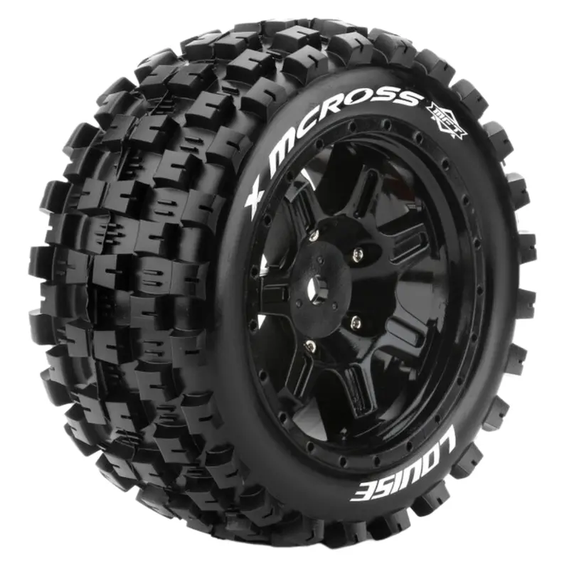 Louise X-Mcross 8S Kraton Wheels & Tyres (Black) 24Mm Hex L-T3352bm 1