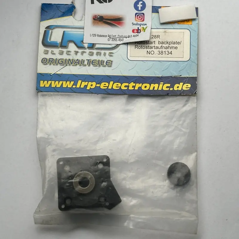 Lrp Z.28R Rotostart Backplate 38134 Nitro Part [Scratch & Dent] 1