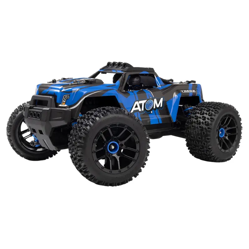 Maverick Atom At1 1/18 4Wd Electric Rtr Rc Monster Truck Blue Mv150565 1