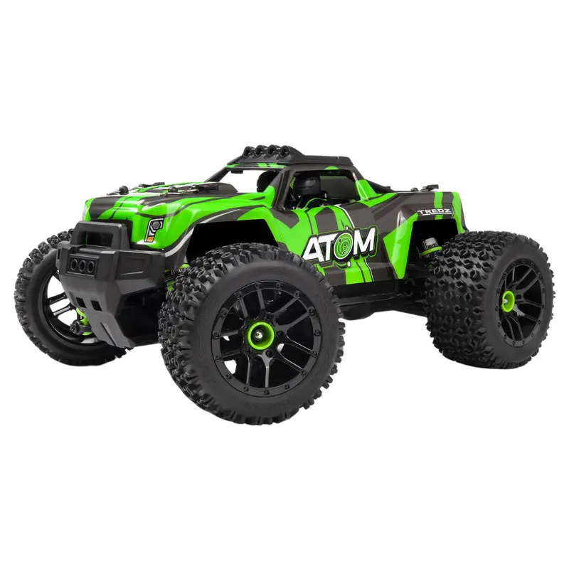 Maverick Atom At1 1/18 4Wd Electric Rtr Rc Monster Truck Green Mv150568 1