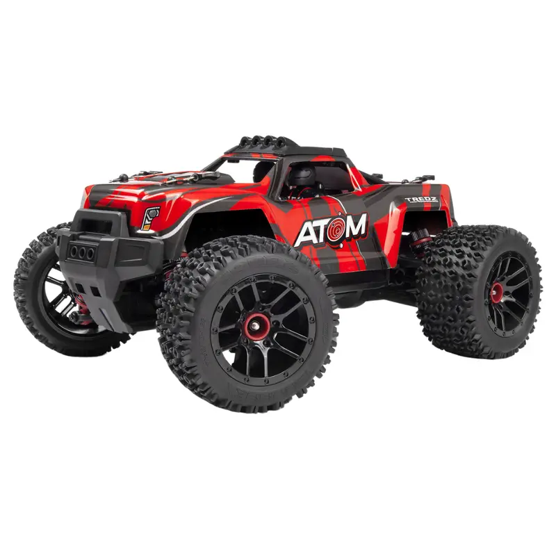 Maverick Atom At1 1/18 4Wd Electric Rtr Rc Monster Truck Red Mv150566 1