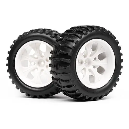 Maverick Mv22142 Mt White Wheel And Tyre Assembly 115Mm Diameter X 55Mm Wide 1