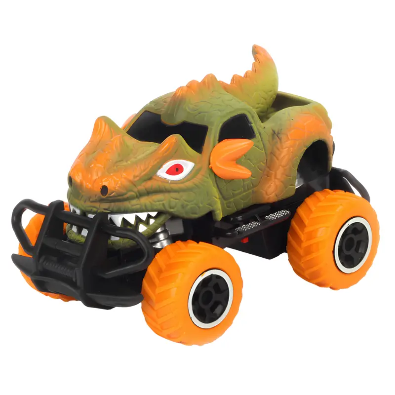 Mini Dino Rc Car Toy 1/43 4Ch Graffito Super Small Rtr Monster Truck (Orange) 6146X-O 1