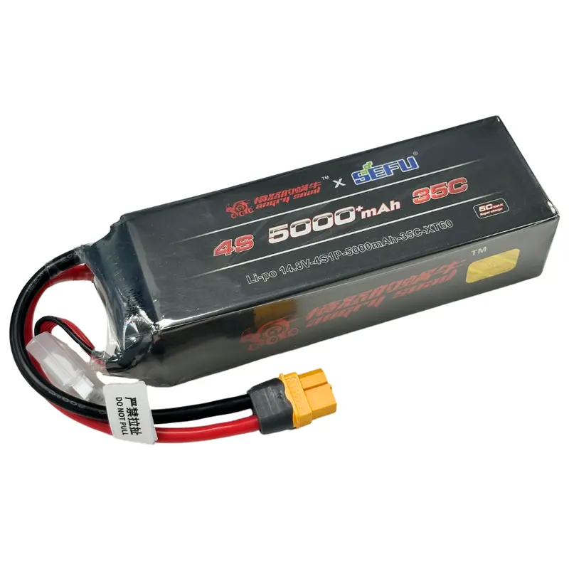 Mjx 4S 14.8V 5000Mah 35C Lipo Battery Xt60 Mjx-B4s50t 1