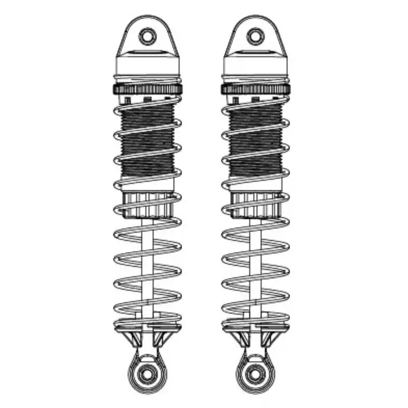 Mjx Rear Shock Absorbers 2 Pack Mjx-10500B 1
