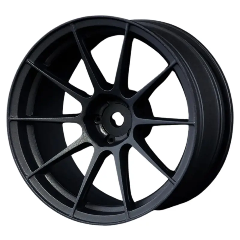 Mst 5H Flat Black Offset +7 (4Pcs) 1/10 Drift Wheel Set 102072Fbk 1