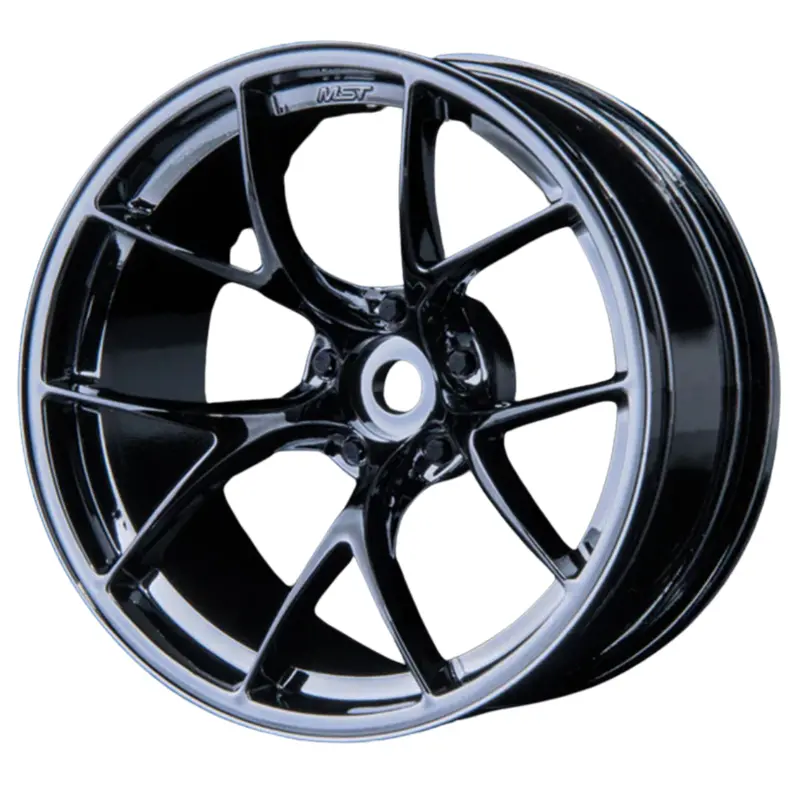 Mst Rid Wheel 1/10 Silver Black Rc Drift Wheels 102057Sbk 1
