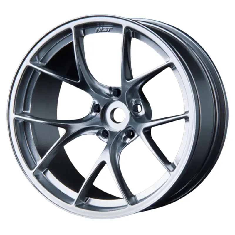 Mst Rid Wheel Set Flat Silver +8 Offset 26Mm Suits 1/10 Drift Touring 832043Fs 1