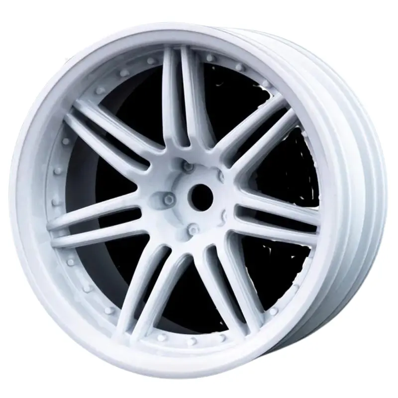 Mst X603 Wheel Set White +8 Offset 26Mm Suits 1/10 Rc Drift 102030W 1