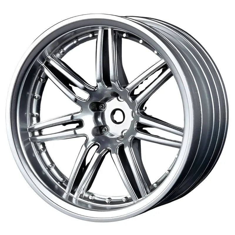 Mst X603 Wheels 1/10Th Scale Rc Drift Touring Flat Silver Mst603fs 1