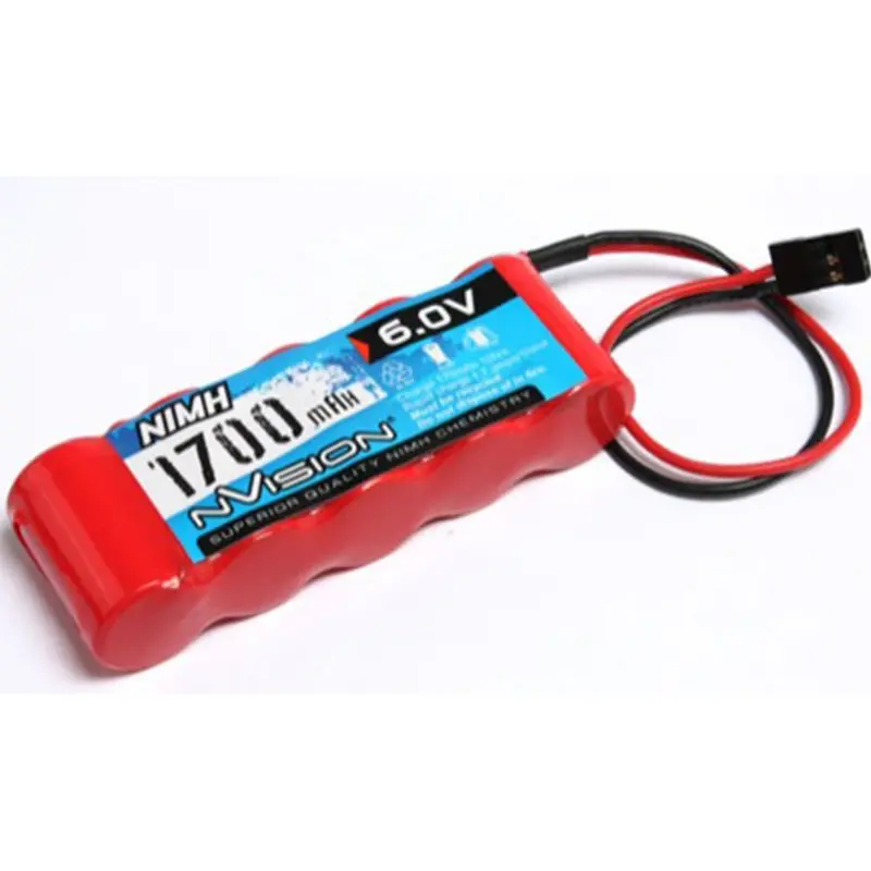 Nvision Nimh 1700 6.0V Flat Uni Plug 20 Awg 1
