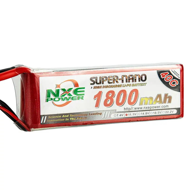 Nxe 3S 11.1V 1800Mah 40C Lipo Battery Soft Case Deans Plug 1800Sc403sdean 1