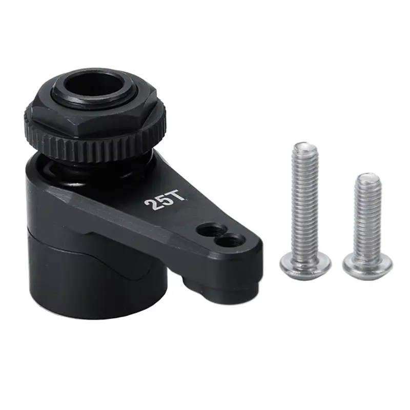 Ozrc 25T Aluminium Servo Arm Black Red For 1/10 Axial Rbx10 1