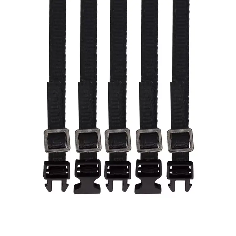 Ozrc 5Pcs Scale Luggage Rope Tie Down Straps For 1/10 Rc Crawler Black 1