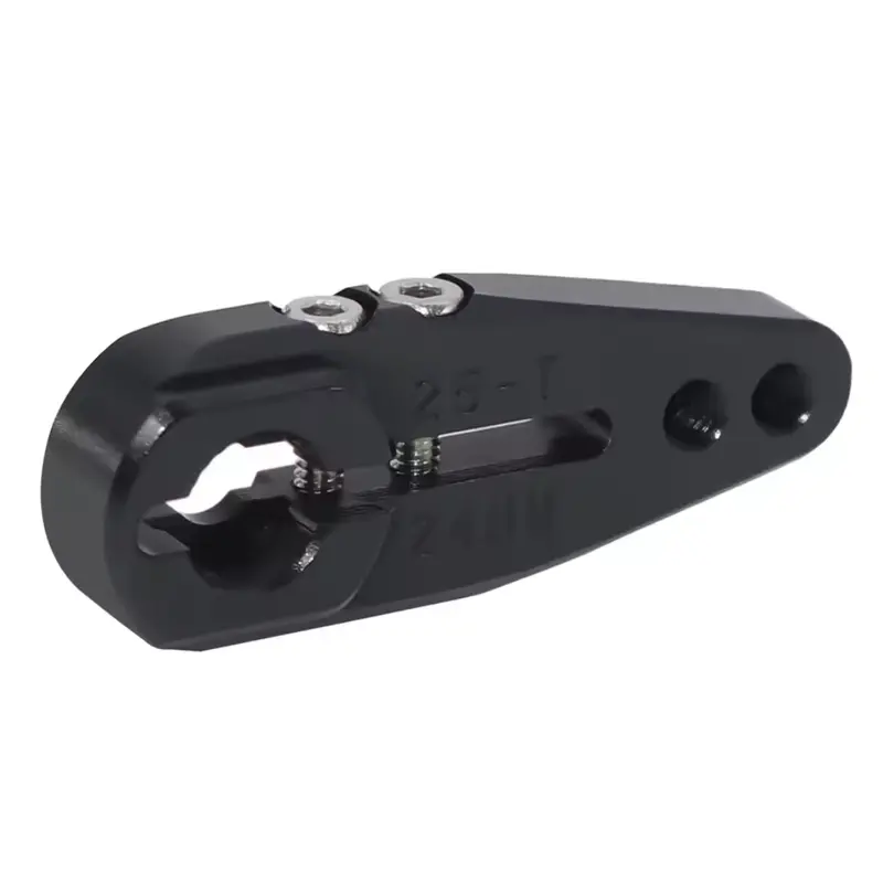 Ozrc Aluminium 25T 20Mm-24Mm Servo Horn Adjustable 1Pcs Black 1